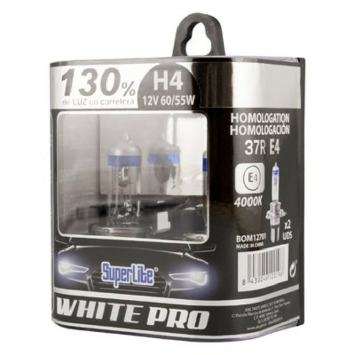 Car Bulb By Superlite White Pro H4 12V 5560W 4000K 37RE4