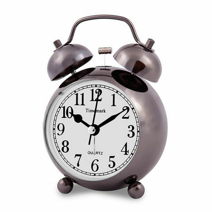 Alarm Clock Timemark Grey 9 X 13.5 X 5.5 Cm