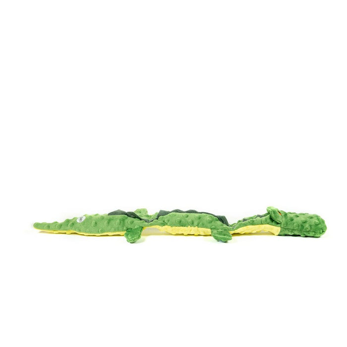 Dog Toy By Gloria Dogmonsters 65 x 5 6 Cm Green Crocodile