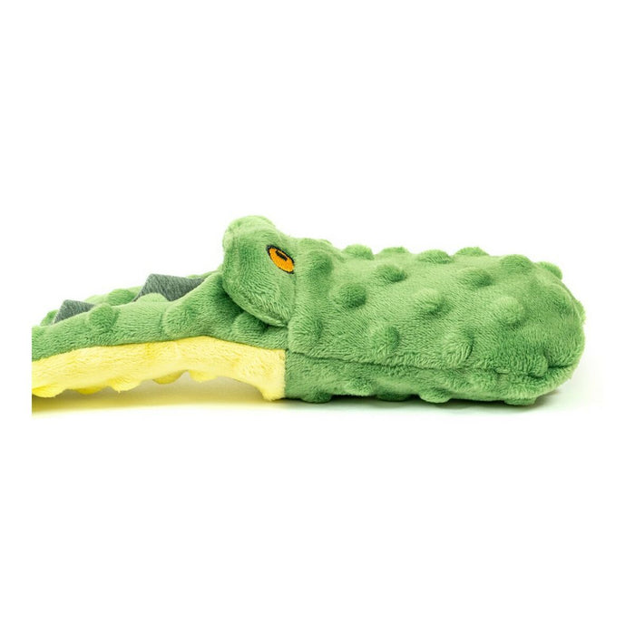 Dog Toy By Gloria Dogmonsters 65 x 5 6 Cm Green Crocodile