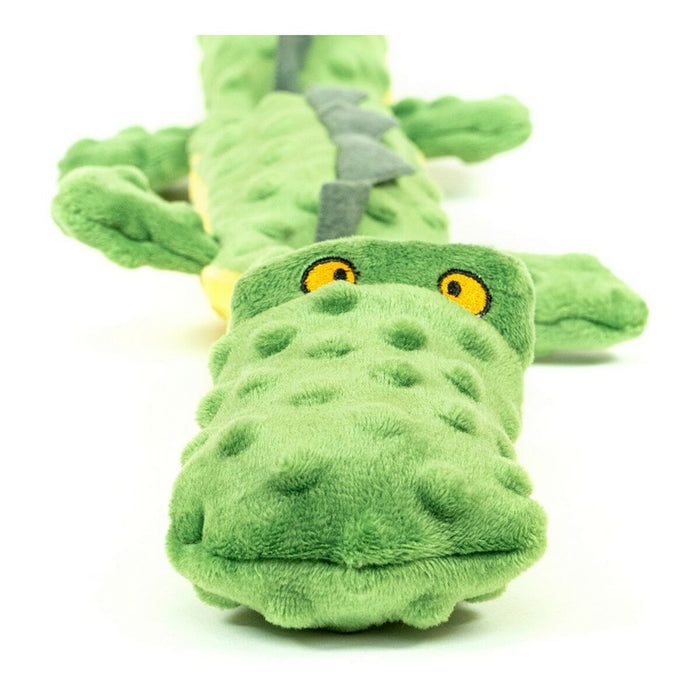 Dog Toy By Gloria Dogmonsters 65 x 5 6 Cm Green Crocodile