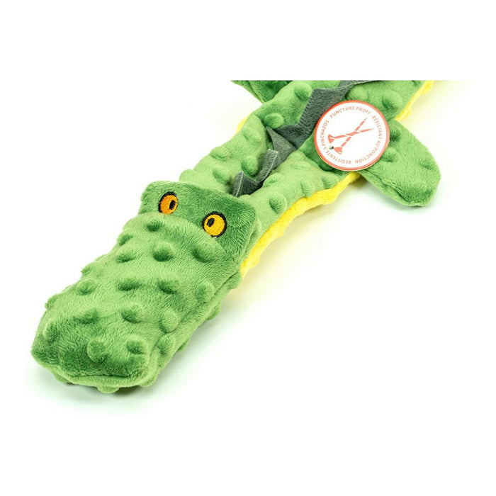 Dog Toy By Gloria Dogmonsters 65 x 5 6 Cm Green Crocodile