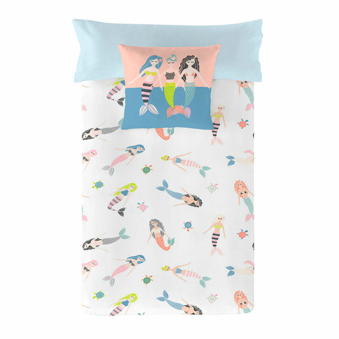 Duvet Cover Naturals Mermaids Single 150 X 220 Cm