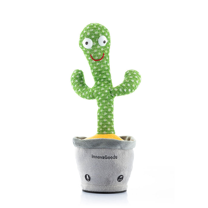 Dancing Talking Plush Cactus with Music and Multicolour LED Pinxi