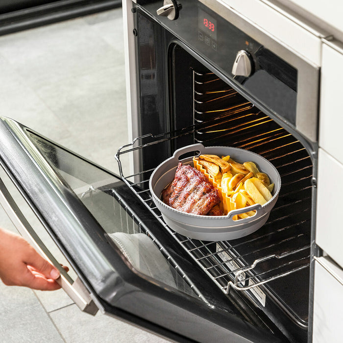 Folding Silicone Basket for Air Fryer Fliynner