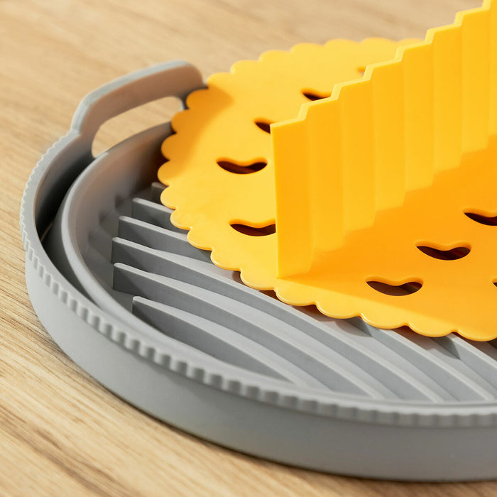 Folding Silicone Basket for Air Fryer Fliynner