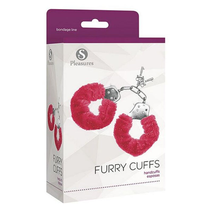 Cuffs By S Pleasures Furry Red