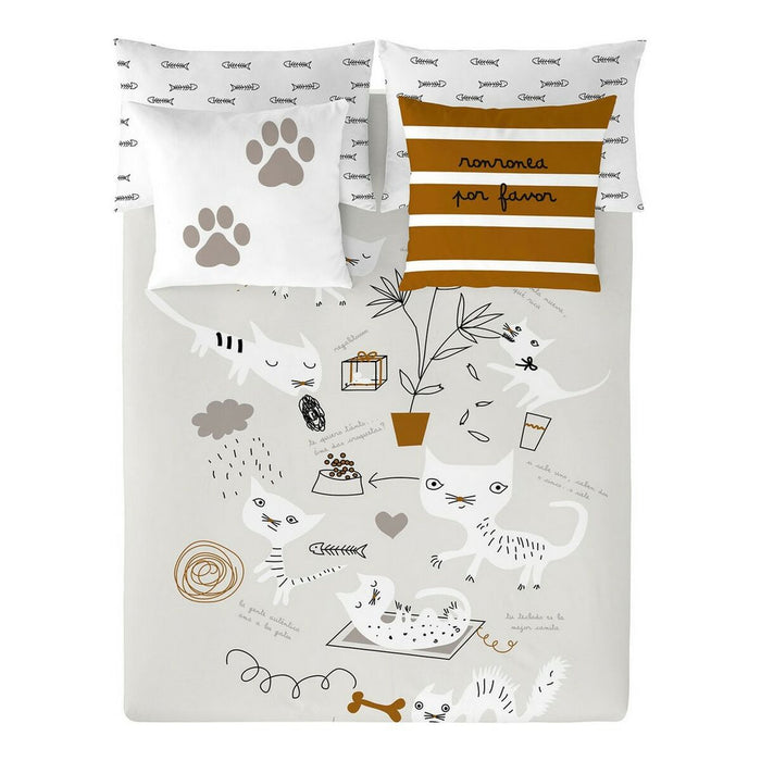 Duvet Cover Panzup Cats Super King 260 x 220 Cm