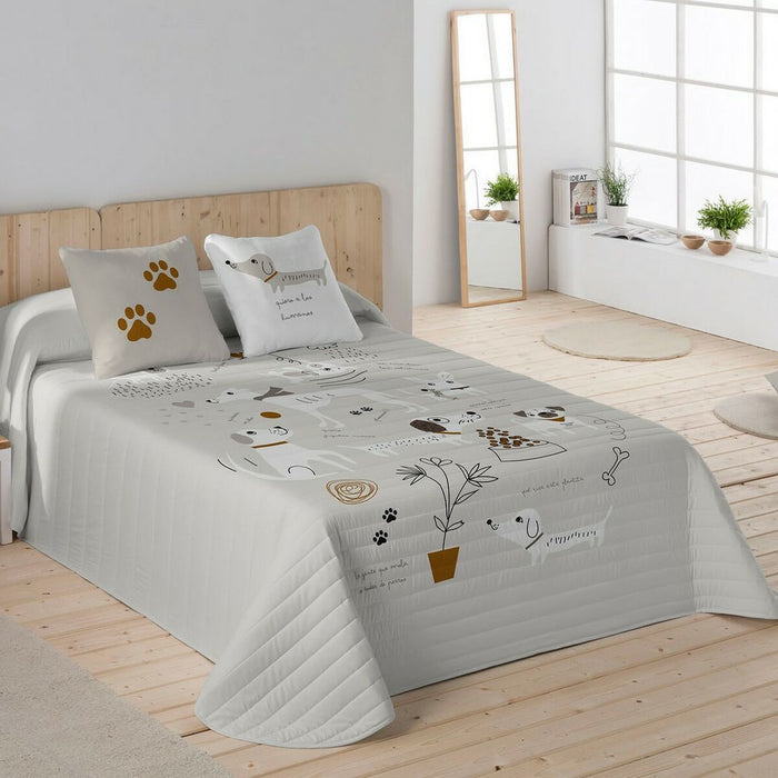 Bedspread Quilt Panzup Dogs 2 270 x 260 Cm