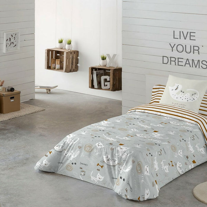 Duvet Cover Panzup Cats Super King 260 X 220 Cm