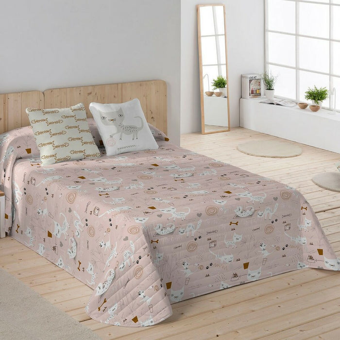 Bedspread Quilt Panzup Cats 4 270 X 260 Cm