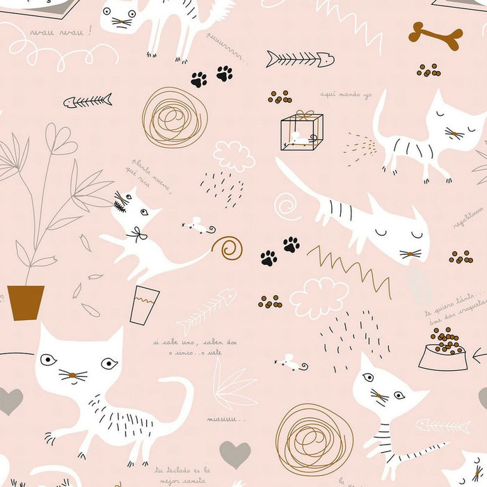 Bedspread Quilt Panzup Cats 4 270 X 260 Cm