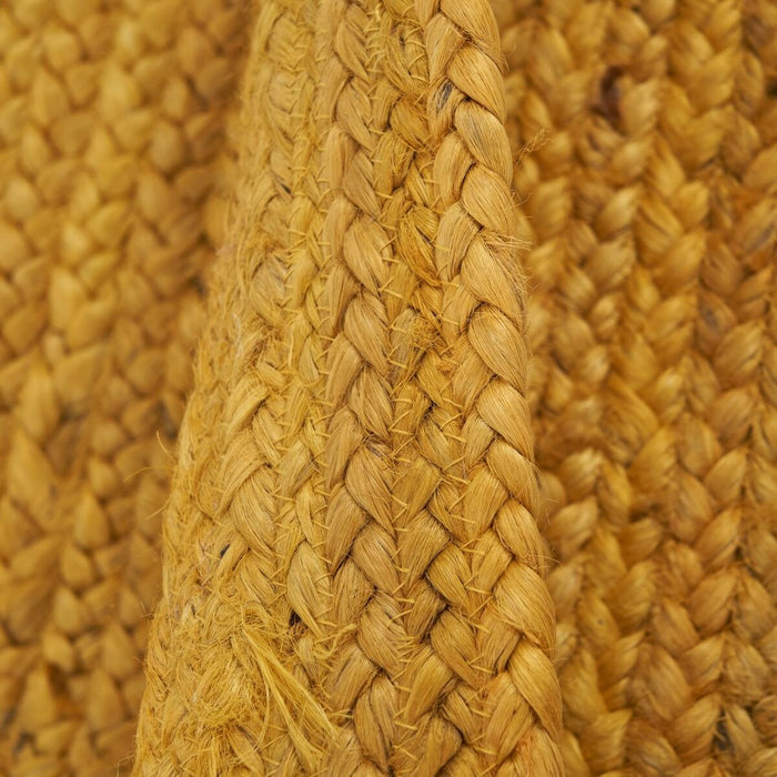 Carpet Yellow Jute 170 X 70 Cm