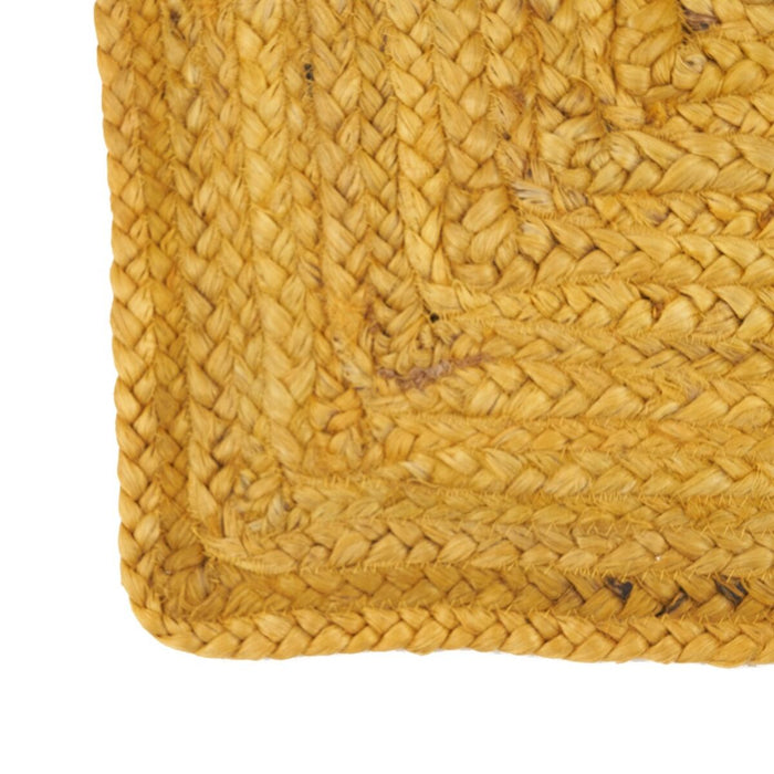 Carpet Yellow Jute 170 X 70 Cm