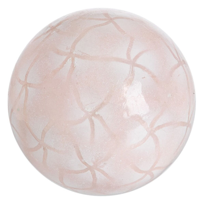 Balls Capiz Decoration Pink 10 X 10 X 10 Cm 8 Units