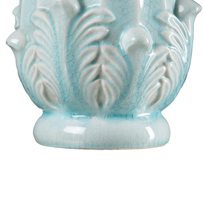 Decorative Figure Turquoise 22 x 31 Cm