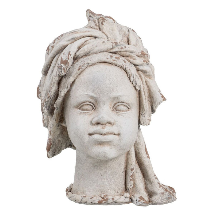 Bust 32 X 28 X 46 Cm Resin African Woman