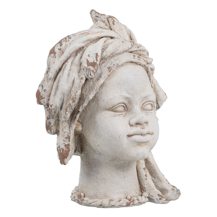 Bust 32 X 28 X 46 Cm Resin African Woman