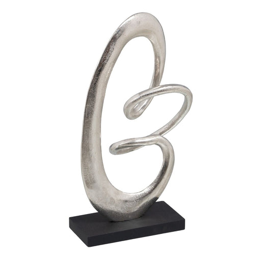 Decorative Figure 24 x 10 42 Cm Black Silver