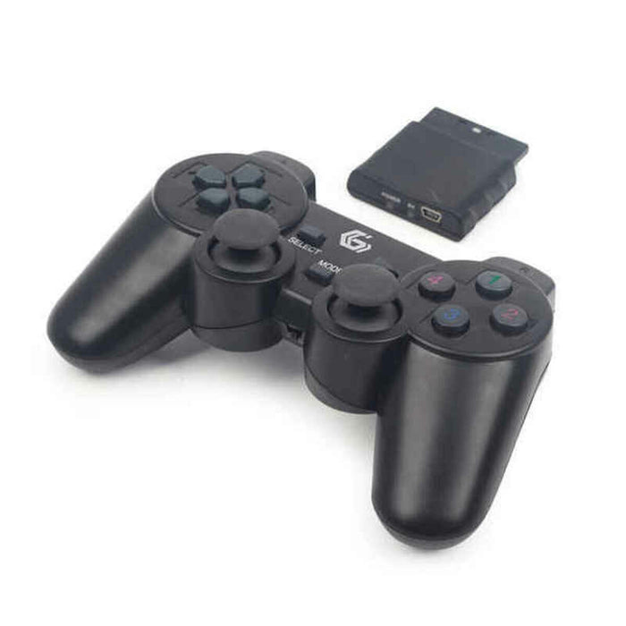 Wireless Gaming Controller By Gembird Dual Gamepad Pc Ps2 Ps3 Black