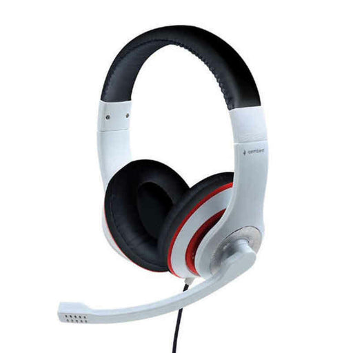 Headphones with Microphone by Gembird Mhs03wtrdbk White