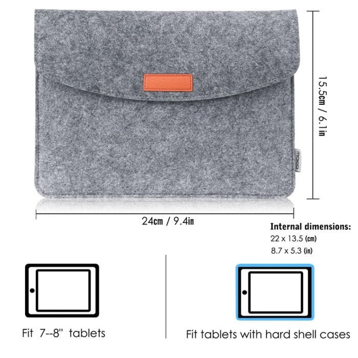 9-10 Inch Tablet Sleeve Bag Felt Case Fit For Ipad 9.7 Pro