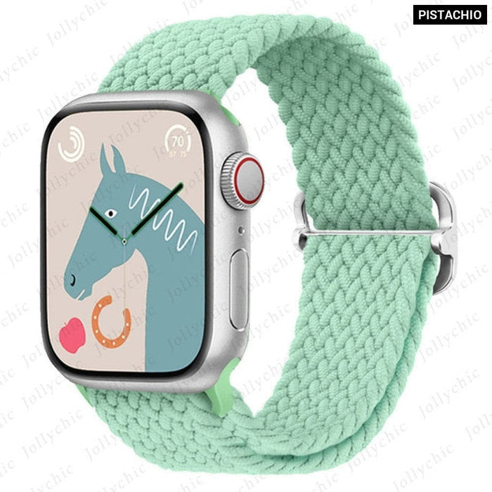 Elastic Braided Loop Strap For Apple iWatch