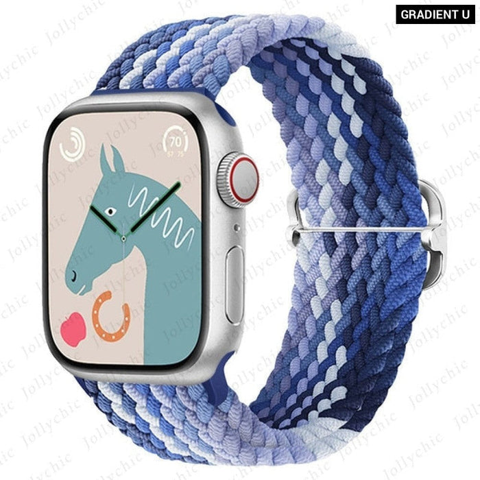 Elastic Braided Loop Strap For Apple iWatch