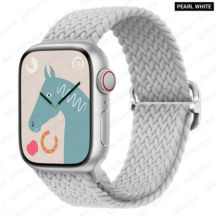 Elastic Braided Loop Strap For Apple iWatch