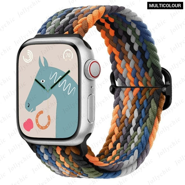 Elastic Braided Loop Strap For Apple iWatch