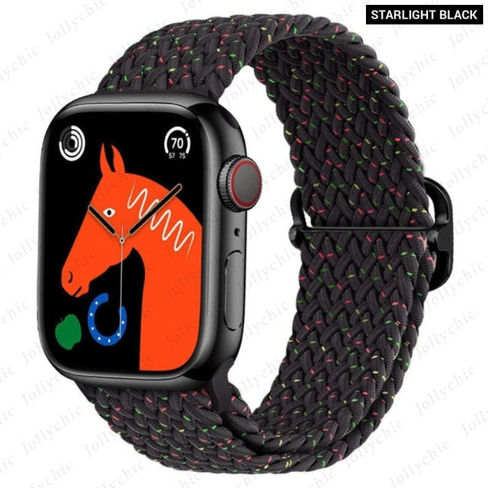 Elastic Braided Loop Strap For Apple iWatch