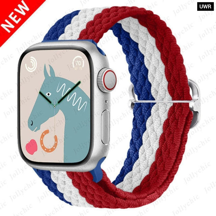 Elastic Braided Loop Strap For Apple iWatch