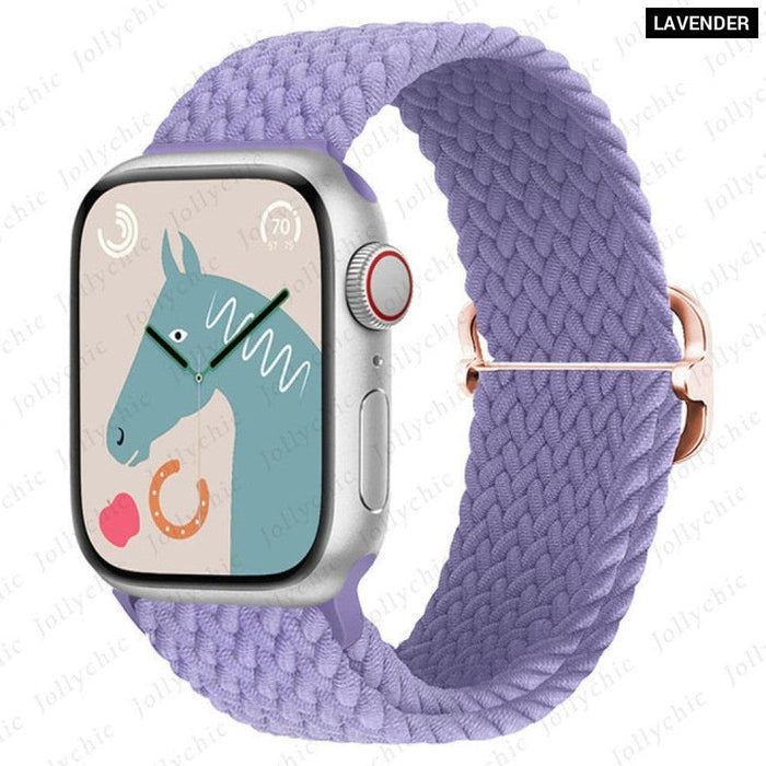 Elastic Braided Loop Strap For Apple iWatch