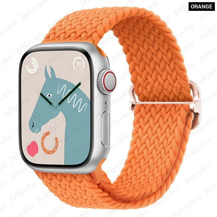 Elastic Braided Loop Strap For Apple iWatch