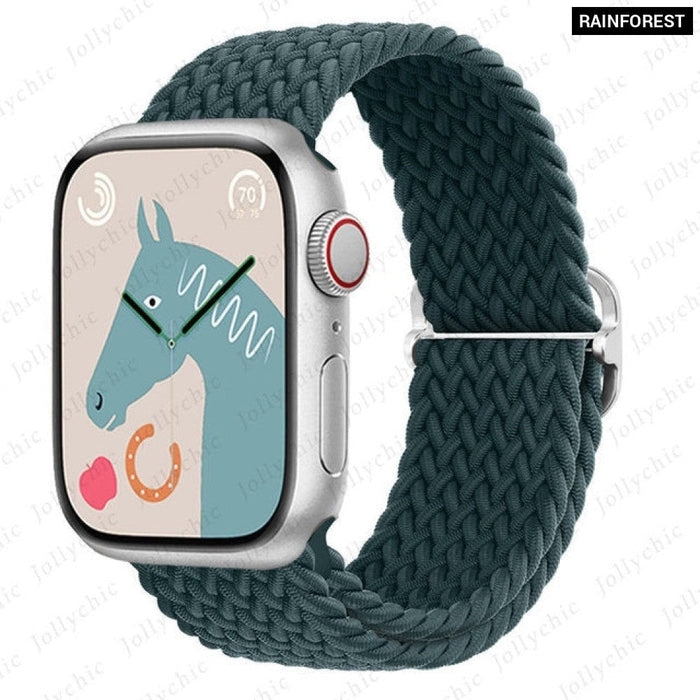 Elastic Braided Loop Strap For Apple iWatch