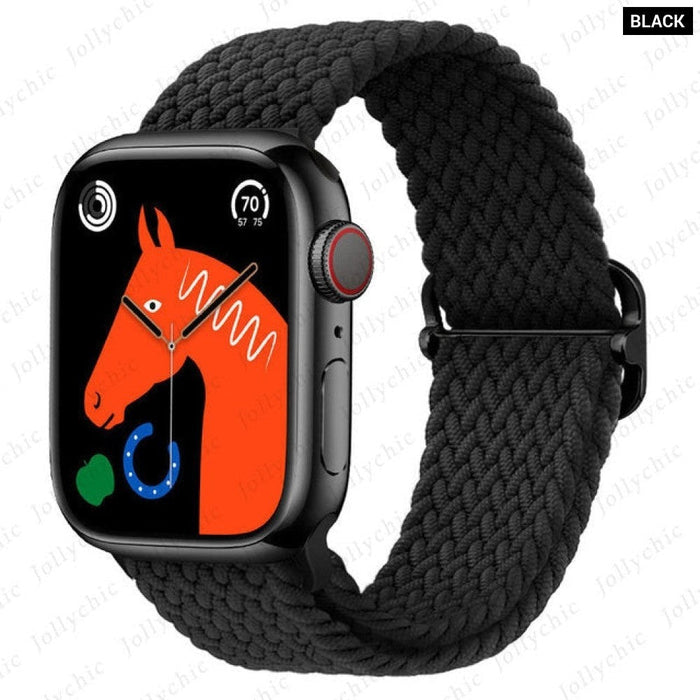 Elastic Braided Loop Strap For Apple iWatch