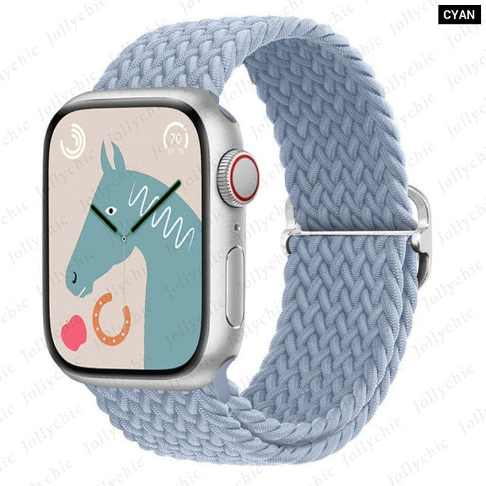 Elastic Braided Loop Strap For Apple iWatch