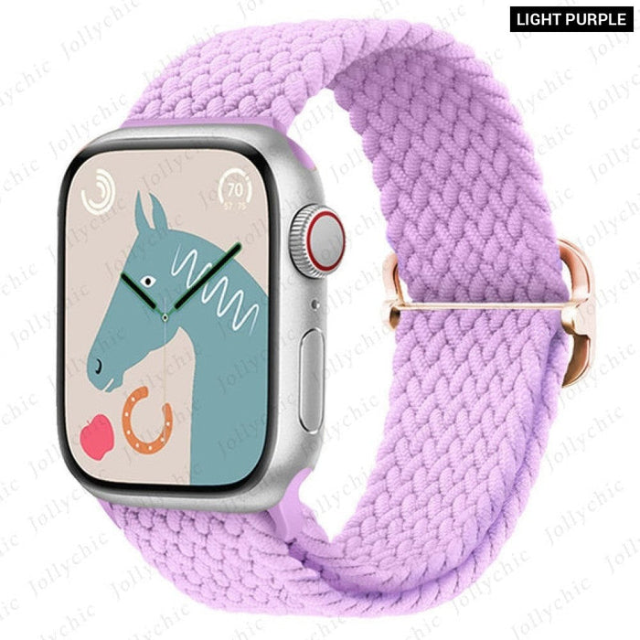 Elastic Braided Loop Strap For Apple iWatch