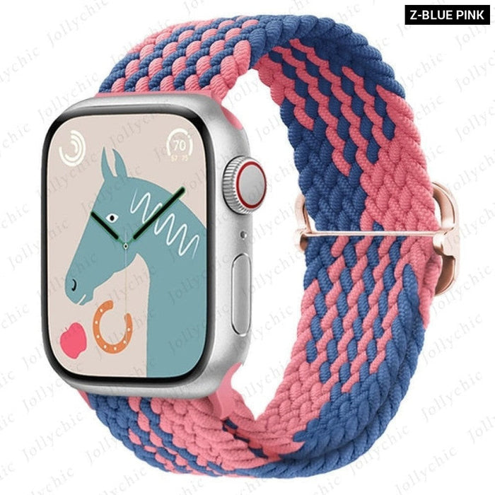 Elastic Braided Loop Strap For Apple iWatch