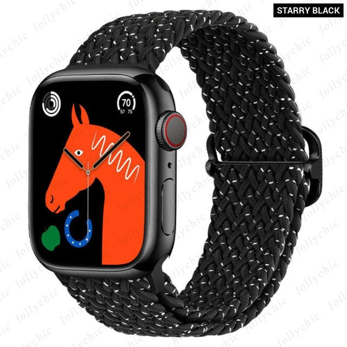 Elastic Braided Loop Strap For Apple iWatch