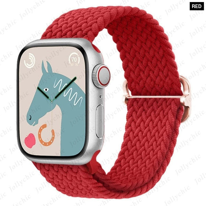 Elastic Braided Loop Strap For Apple iWatch