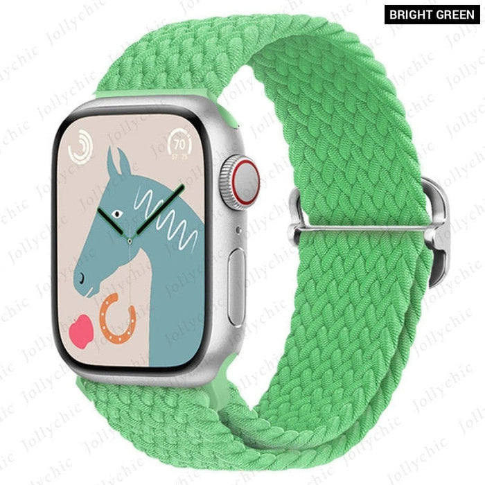 Elastic Braided Loop Strap For Apple iWatch