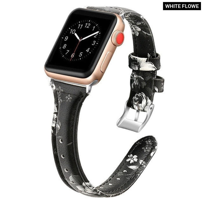 Genuine Leather Women Strap For Apple Watch