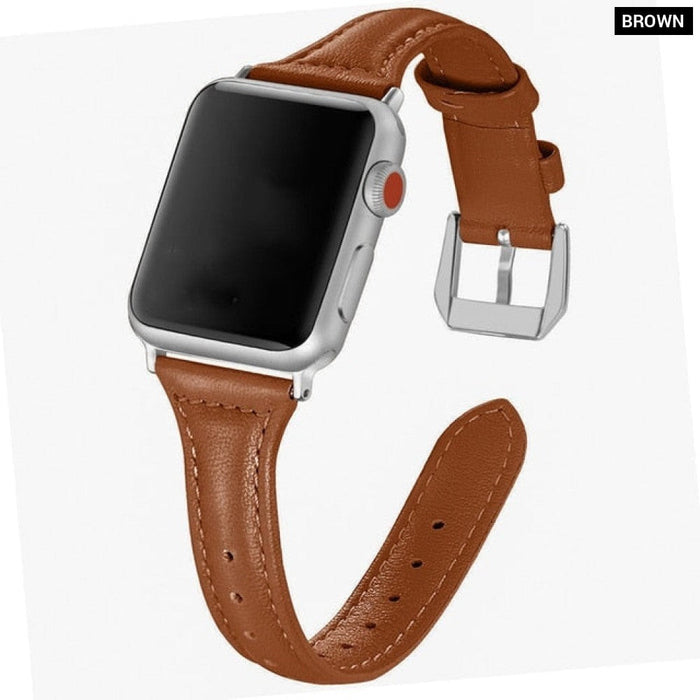 Genuine Leather Women Strap For Apple Watch