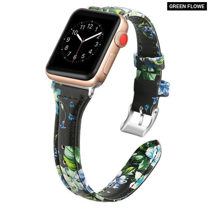 Genuine Leather Women Strap For Apple Watch