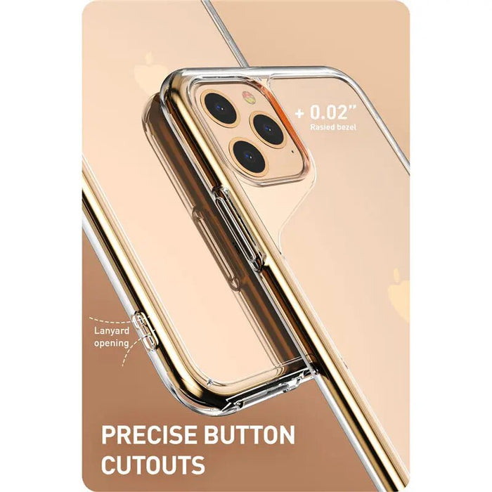 Scratch Resistant TPU Bumper + Clear Back Cover Case For iPhone 11 Pro Max