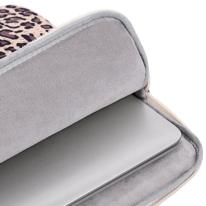 For Macbook Air Pro M1 Mens 11,12,13,14,15.6 Inch Leopard Sleeve Case Laptop Bag