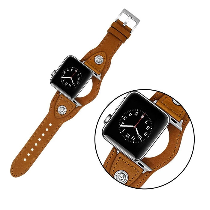 Genuine Leather Retro Strap For Apple Watch