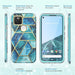 Full-body Glitter Marble Bumper Case With Built-in Screen