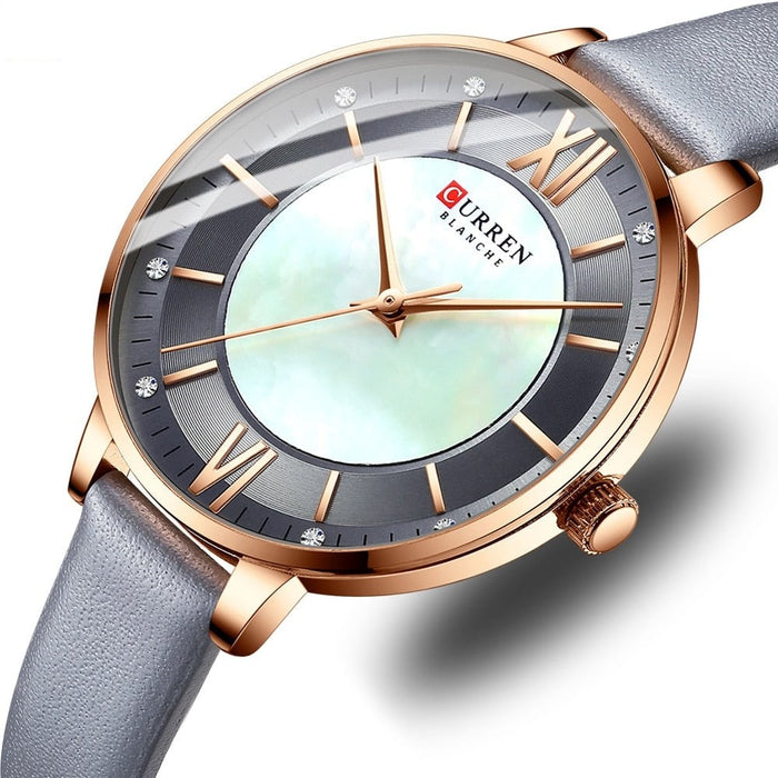 Watches for Women Stylish Luxury Quartz Ladies Clock Elegant Classic Leather Female Wristwatches